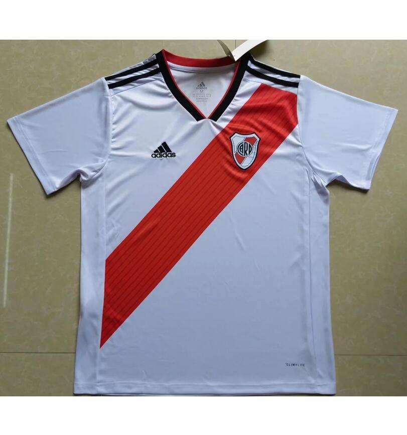 2018-19 River Plate Retro Home Kit Soccer Jersey